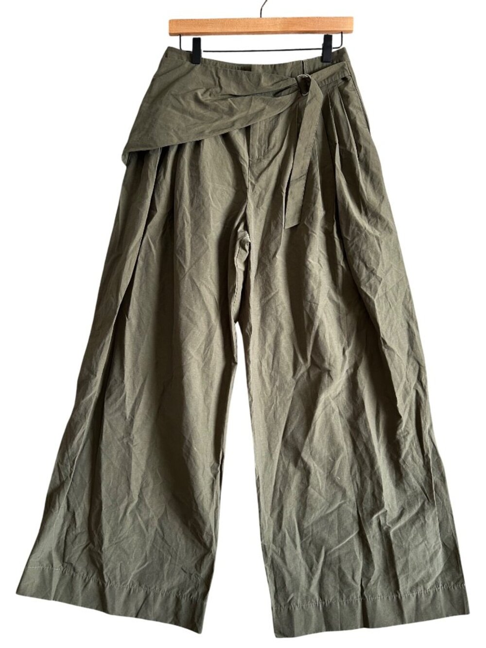 Damson Madder Women's Sz 6 Fabia Pleated Wide Leg Pants Adjustable D-Ring Belt - Picture 10 of 10